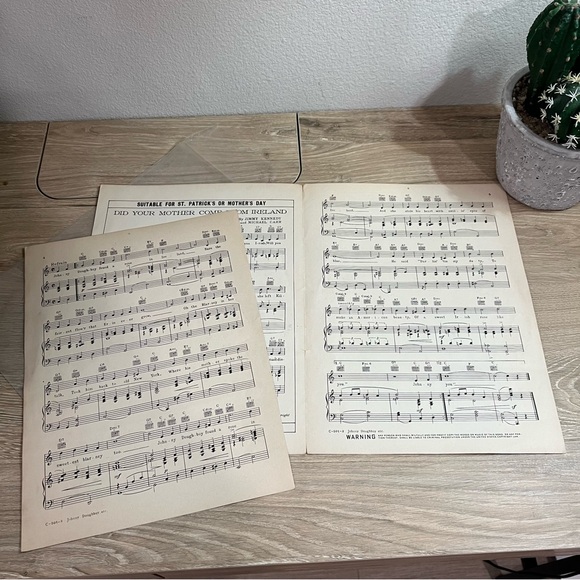 Vintage 1942 Johnny Doughboy Sheet Music Kate Smith WWII - Picture 8 of 8